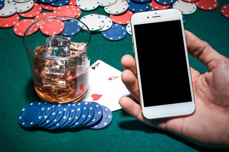 Three Card Poker live table on dara88 slot with dealer and player cards